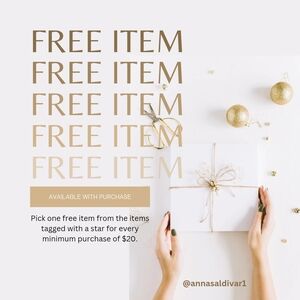 Free Items with Purchase